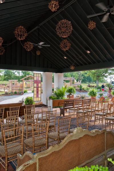 Venue rental from Thorndale Oaks includes exclusive use of the building and outside courtyard equipped with indoor and outdoor fireplaces, a impressive sound system, and much more! We also include ample free parking! Give us a call today to learn more about what our unique venue has to offer. 